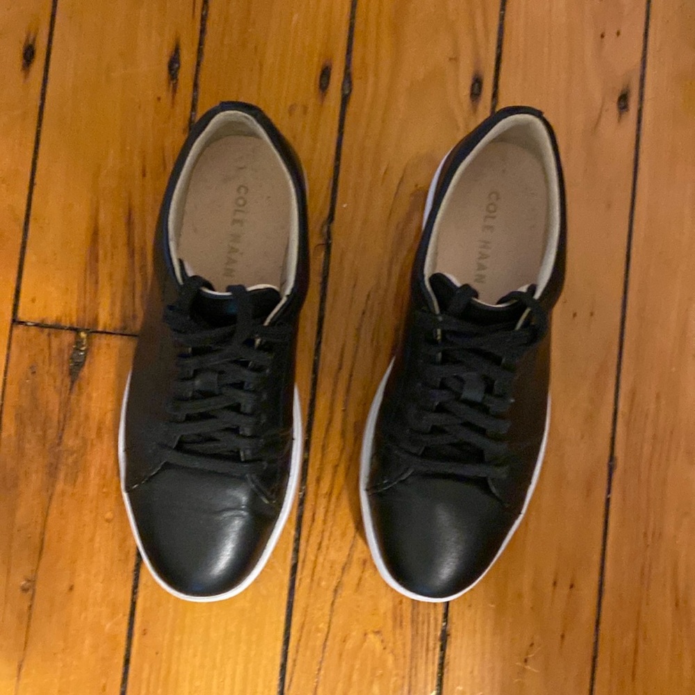 Cole Haan Black Leather Sneakers
